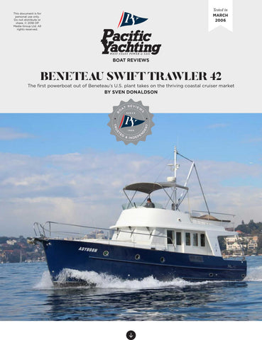 Beneateau Swift Trawler 42 [Tested in 2006]