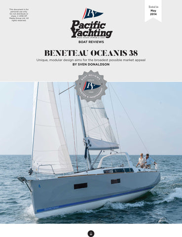 Beneteau Oceanis 38 [Tested in 2014]