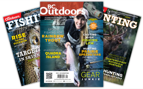 BC Outdoors Magazine 1-Year Subscription- $10 with BC Outdoors Show Tickets
