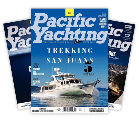 1-Year Pacific Yachting Subscription $35*