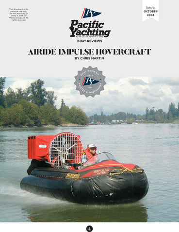 Airide Impulse Hovercraft [Tested in 2003]