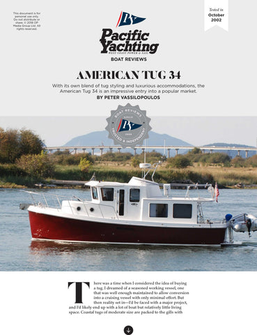 American Tug 34 [Tested in 2002]