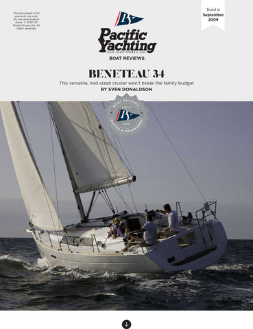 Beneteau 34 [Tested in 2009]