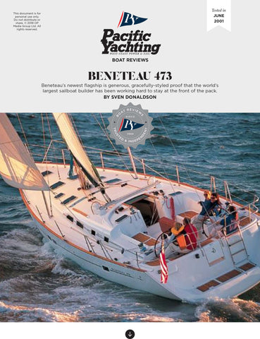 Beneteau 473 [Tested in 2001]