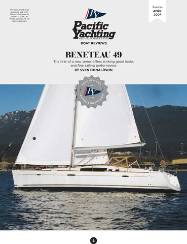 Beneteau 49 [Tested in 2007]