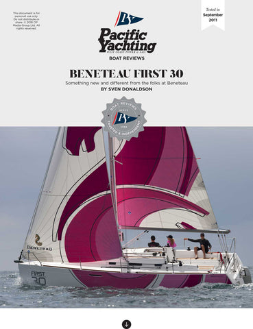 Beneteau First 30 [Tested in 2011]