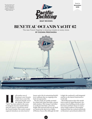 Beneteau Oceanis Yacht 62 [Tested in 2016]