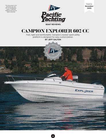 Campion Explorer 602 CC [Tested in 2002]