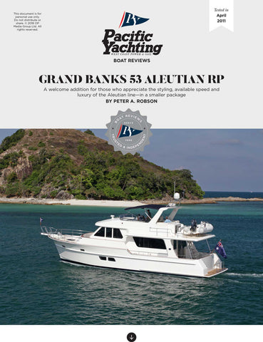 Grand Banks 53 Aleutian RP [Tested in 2011]