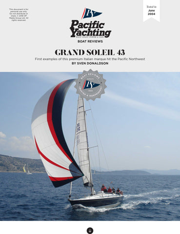 Grand Soleil 43 [Tested in 2004]
