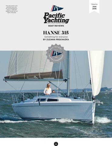 Hanse 315 [Tested in 2016]