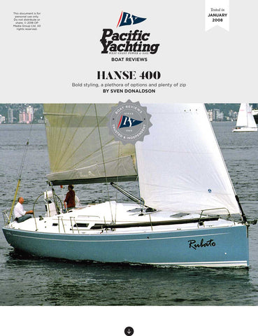 Hanse 400 [Tested in 2008]