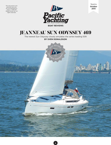 Jeanneau Sun Odyssey 469 [Tested in 2013]