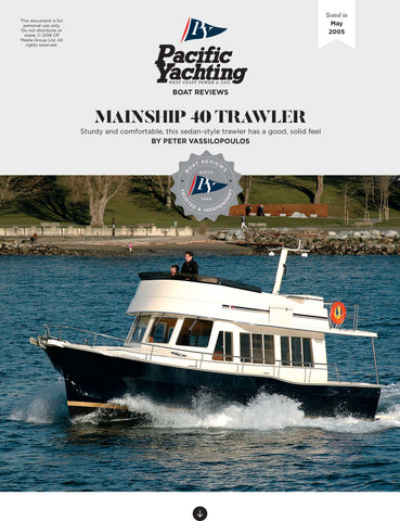 Mainship 40 Trawler [Tested in 2005]