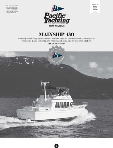 Mainship 430 [Tested in 2000]