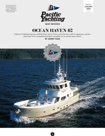 Ocean Haven 62 [Tested in 2003]