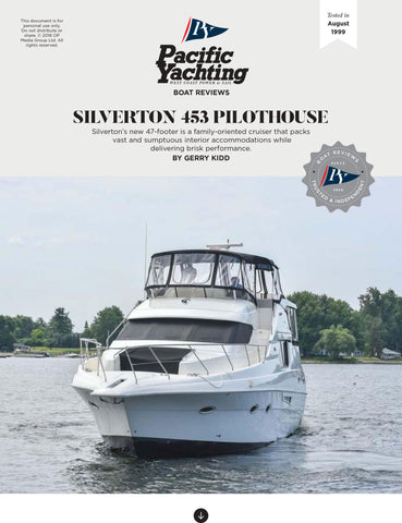 Silverton 453 Pilothouse [Tested in 1999]