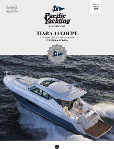 Tiara 44 Coupe [Tested in 2015]