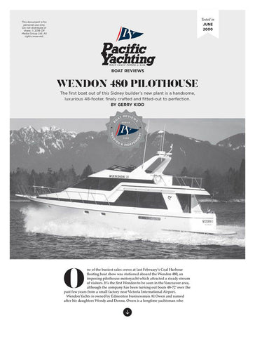 Wendon 480 Pilothouse [Tested in 2000]