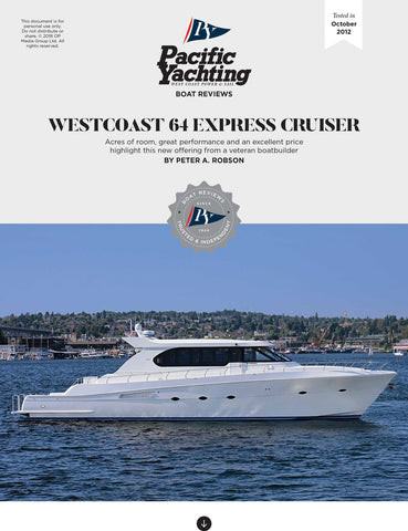 Westcoast 64 Express Cruiser [Tested in 2012]